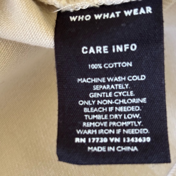 Who What Wear Women’s Long Sleeve Dress Size Large Color Cream - Picture 6 of 13